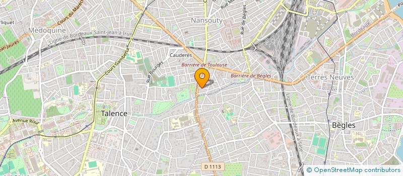 localisation de l'entreprise SCI EMA à BORDEAUX