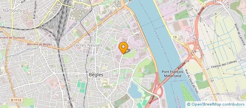 localisation de l'entreprise SCI EMA à BEGLES