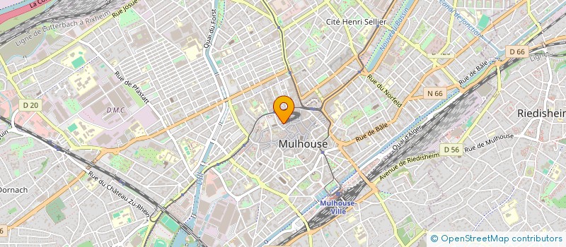 localisation de l'entreprise SCI EMA  MULHOUSE