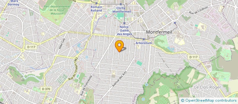 localisation de l'entreprise SCI EMA à MONTFERMEIL