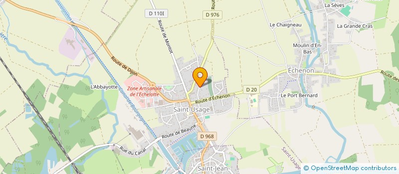 localisation de l'entreprise SCI EMA  SAINT-USAGE