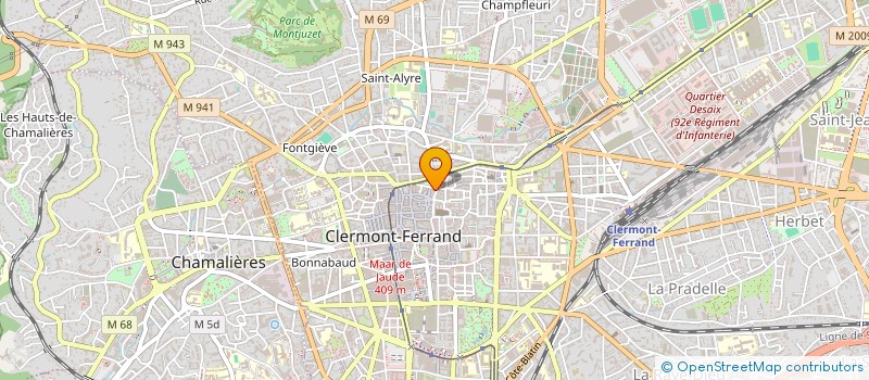 localisation de l'entreprise SCI EMA  CLERMONT-FERRAND