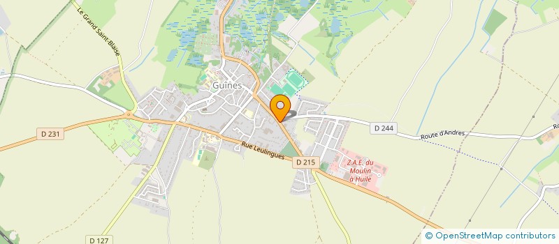 localisation de l'entreprise SCI EMA B  GUINES