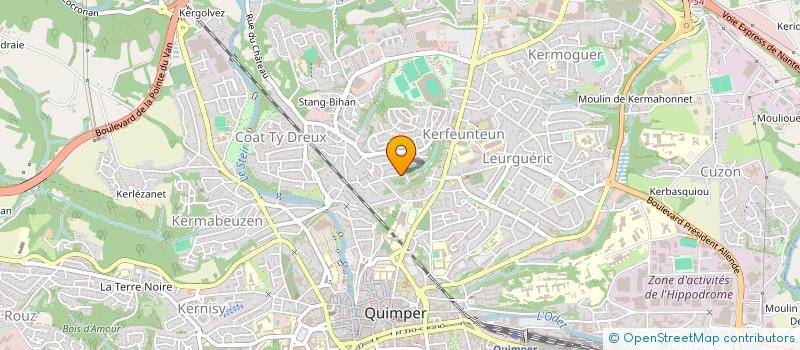 localisation de l'entreprise SCI EMAB à QUIMPER