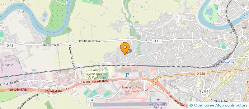 localisation de l'entreprise SCI EMAI à ALBI