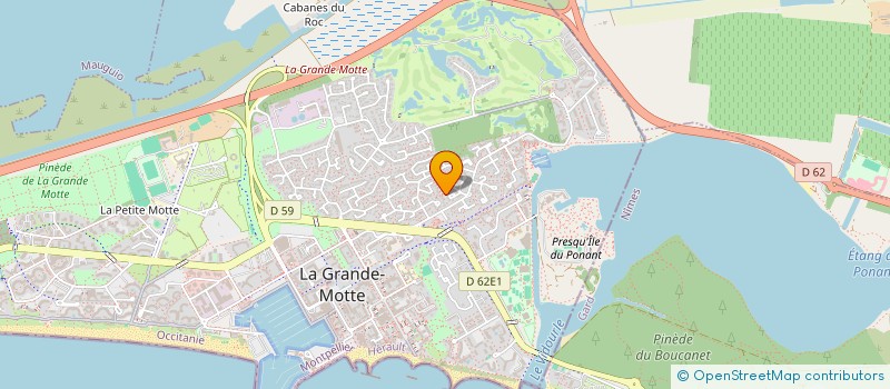 localisation de l'entreprise SCI EMALAUBRI  LA GRANDE MOTTE