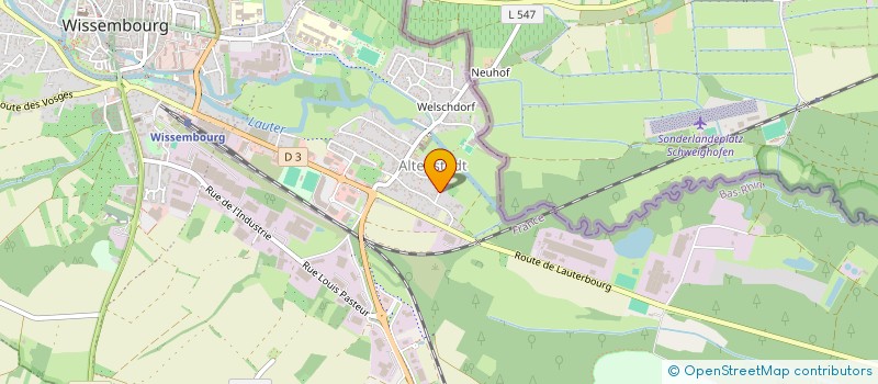 localisation de l'entreprise SCI EMALIZ  WISSEMBOURG