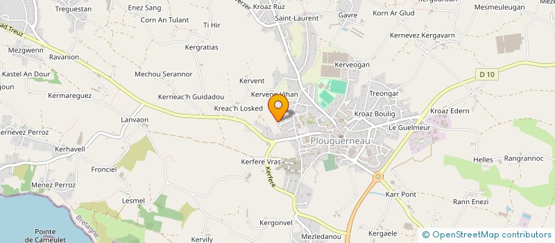 localisation de l'entreprise SCI EMANA  PLOUGUERNEAU