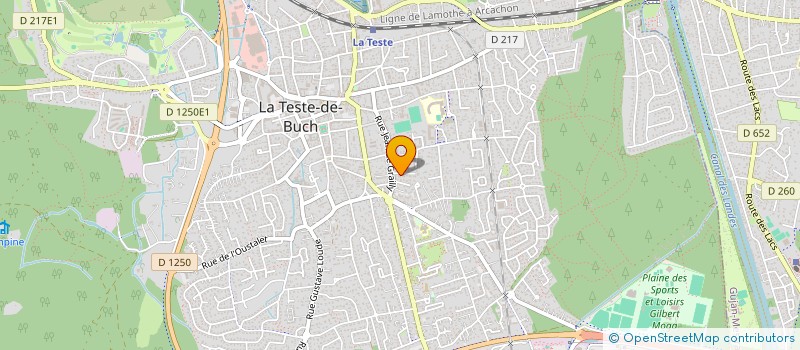 localisation de l'entreprise SCI EMANDIE à LA TESTE-DE-BUCH