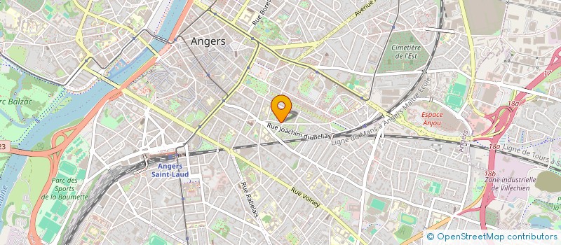 localisation de l'entreprise SCI EMANSAR à ANGERS