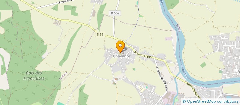 localisation de l'entreprise SCI EMANSTE  CHAVANOZ