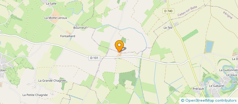 localisation de l'entreprise SCI EMAP  CELLES-SUR-BELLE