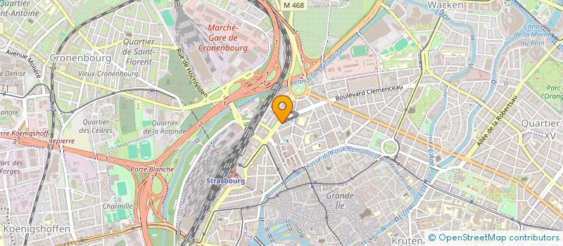 localisation de l'entreprise SCI EMAR à STRASBOURG