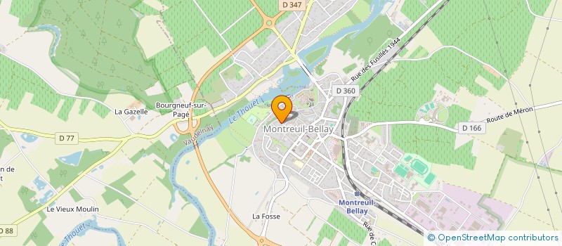 localisation de l'entreprise SCI EMARILIE  MONTREUIL-BELLAY