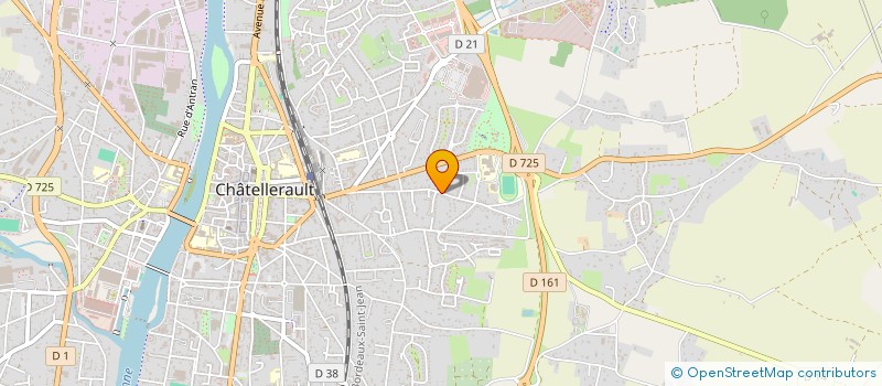 localisation de l'entreprise SCI EMARKA  CHATELLERAULT