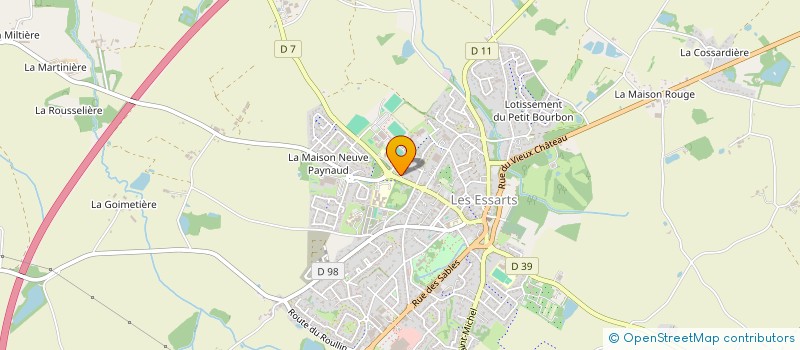 localisation de l'entreprise SCI EMARPI  ESSARTS-EN-BOCAGE