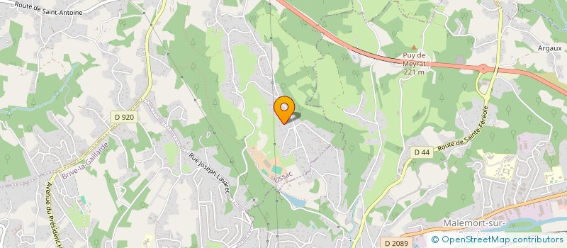 localisation de l'entreprise SCI EMARTH  USSAC