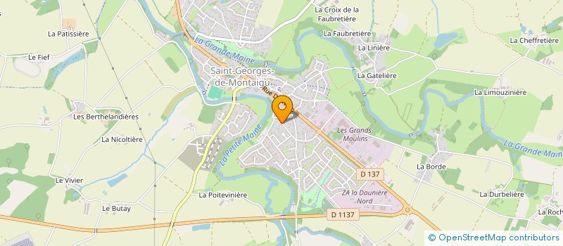 localisation de l'entreprise SCI EMAS à TREIZE-SEPTIERS