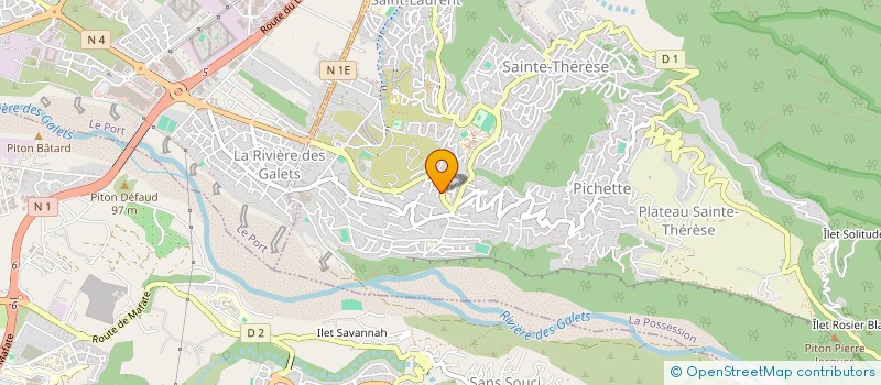 localisation de l'entreprise SCI EMAT à LA POSSESSION