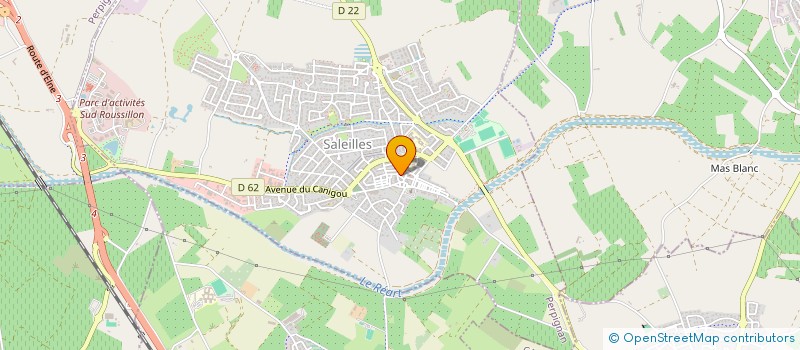 localisation de l'entreprise SCI EMATHAN  SALEILLES