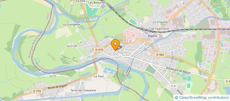 localisation de l'entreprise SCI EMATHI  DIGOIN