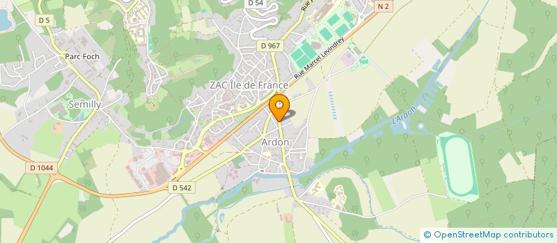 localisation de l'entreprise SCI EMATINE à LAON