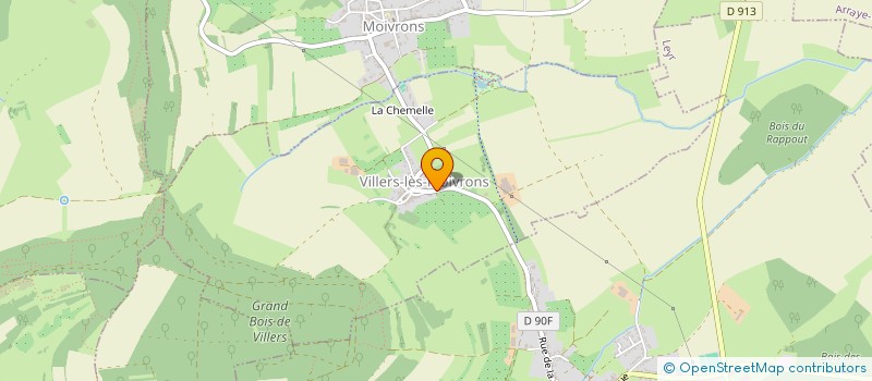 localisation de l'entreprise SCI EMATOM  VILLERS-LES-MOIVRONS