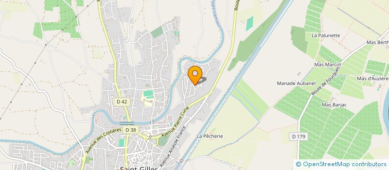 localisation de l'entreprise SCI EMAUDEG à SAINT-GILLES