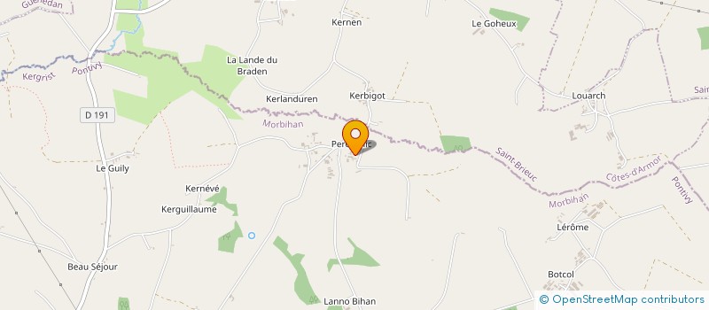 localisation de l'entreprise SCI EMAUDO  KERGRIST