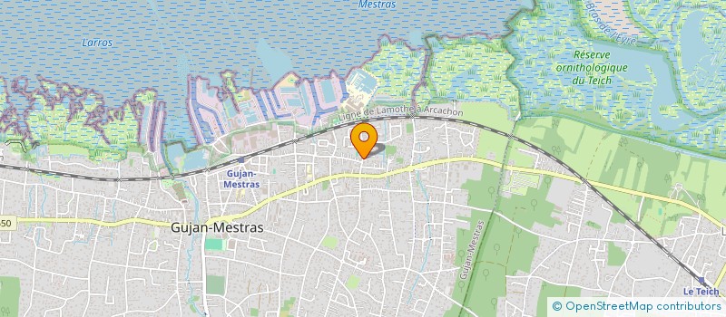 localisation de l'entreprise SCI EMAUJUAL à GUJAN-MESTRAS