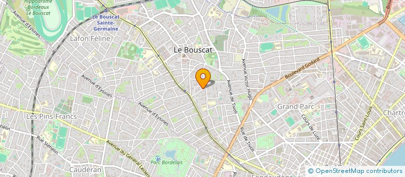 localisation de l'entreprise SCI EMAUSAJE  LE BOUSCAT