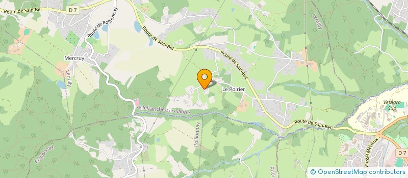 localisation de l'entreprise SCI EMAVI  LENTILLY