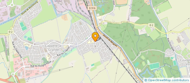 localisation de l'entreprise SCI EMAX  CAPPELLE-LA-GRANDE