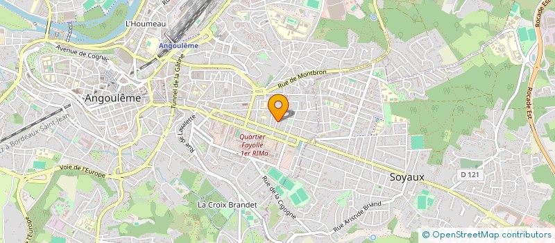 localisation de l'entreprise SCI EMB à ANGOULEME