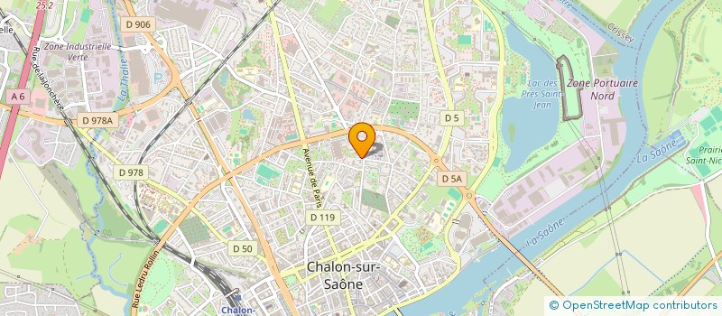 localisation de l'entreprise SCI EMB IMMOBILIER à CHALON-SUR-SAONE