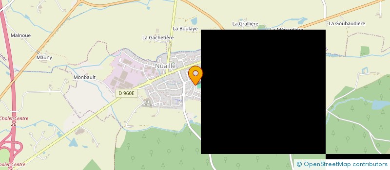 localisation de l'entreprise SCI EMBELLINE  NUAILLE