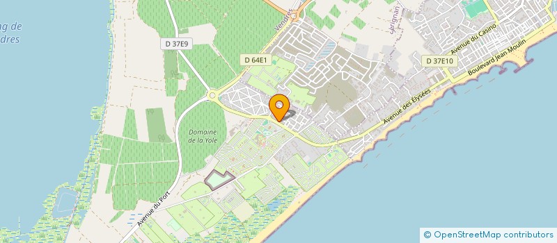 localisation de l'entreprise SCI EMBJA  VENDRES