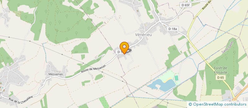 localisation de l'entreprise SCI EMBK  VENERIEU