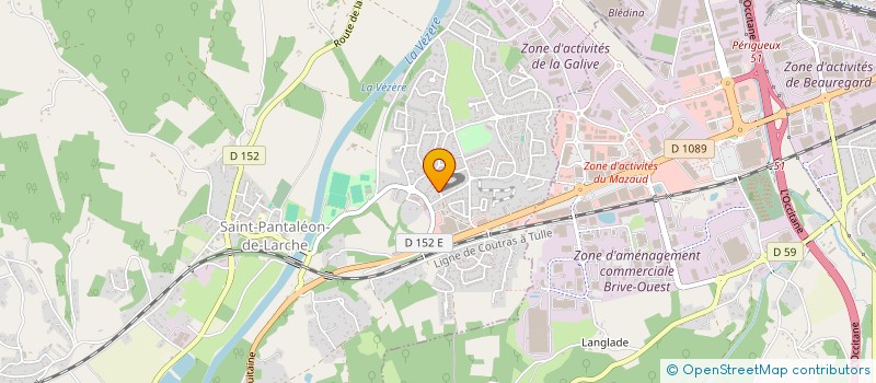 localisation de l'entreprise SCI EMBL  SAINT-PANTALEON-DE-LARCHE