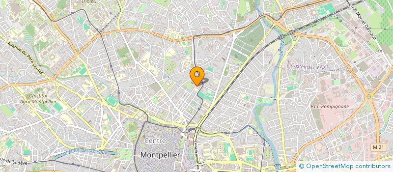localisation de l'entreprise SCI EMBOUQUE D'OR à MONTPELLIER