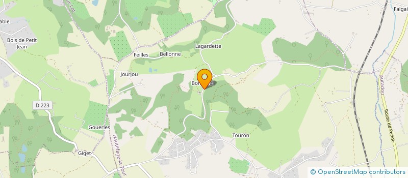 localisation de l'entreprise SCI EMC  HAUTEFAGE-LA-TOUR