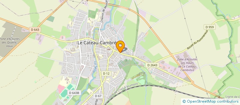 localisation de l'entreprise SCI EMC  ORS