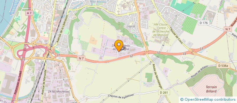 localisation de l'entreprise SCI EMC à VALENCE