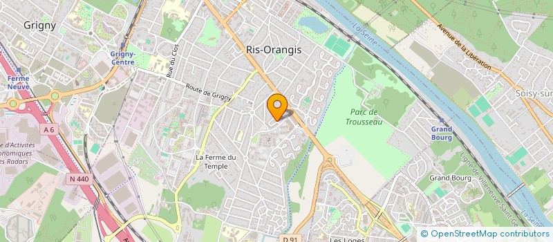 localisation de l'entreprise SCI EMCALEGI à RIS-ORANGIS