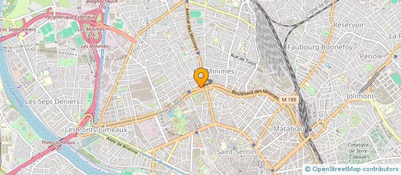 localisation de l'entreprise SCI EMCF à TOULOUSE