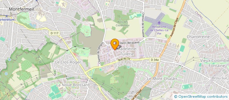 localisation de l'entreprise SCI EMCL  CHELLES