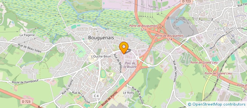 localisation de l'entreprise SCI EMCM à BOUGUENAIS