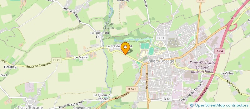 localisation de l'entreprise SCI EMCO  VILLERS-BOCAGE