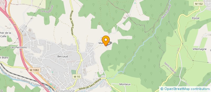 localisation de l'entreprise SCI EMCR  LA FOUILLOUSE