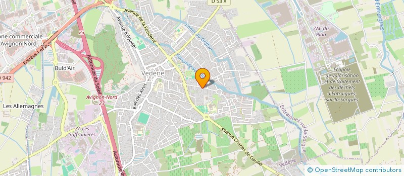 localisation de l'entreprise SCI EMD 84  VEDENE